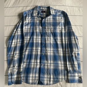 UNTUCKit Mens Slim Fit Medium Long Sleeve Button Up